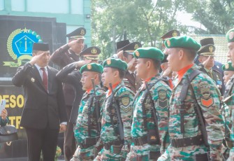 Pj Bupati Batu Bara Ikuti Upacara HUT TNI ke 79 
