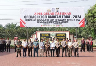 Bupati Asahan Pimpin Apel Gelar Pasukan Ops 2024