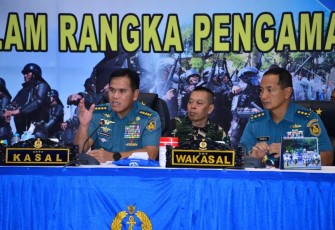 Kepala Staf TNI Angkatan Laut (Kasal) Laksamana TNI Dr. Muhammad Ali Tinjau Kesiapan Gelar Kekuatan TNI AL Dalam Rangka Pemilu 2024