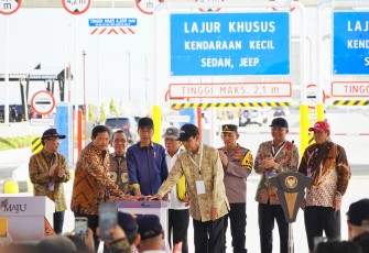 Presiden Jokowi Resmikan Jalan Tol Kartasura-Klaten