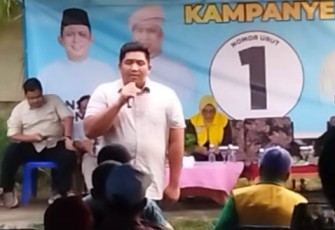 Kampanye Cabup Bintan No Urut 1 Dilapangan Sepakbola Iskandarsyah Kampung Bukit Batu