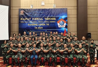 Kapuskersin TNI Pimpin Rakernis Kersin TA 2024 di Bogor