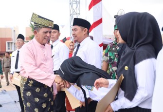 Peringatan Hardiknas Tingkat Provinsi Kepri dipusatkan di Sagulung Batam Berlangsung Meriah