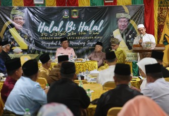 Gubernur Ansar Hadiri Halal Bi Halal Bersama LAM Kepri
