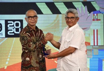 JAM-Intelijen Prof. Dr. Reda Manthovani (kiri) pada acara ”Internalisasi Budaya Anti Korupsi di Direktorat Jenderal Bina Marga”.