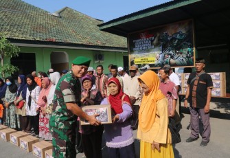 Kodim 0803/Madiun Gelar Bakti Sosial dan Donor Darah Dalam Rangka HUT TNI ke-79