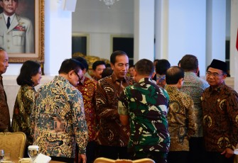 Panglima TNI Hadiri Undangan Makan Siang Presiden RI di Istana Negara