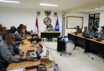 Bakamla RI menggelar Rapat Sosialisasi Pengukuran Indeks Keamanan Laut Nasional (IKLN) Tahun 2024, yang dipimpin oleh Direktur Penelitian dan Pengembangan (Litbang) Bakamla RI, Laksamana Pertama Bakamla Budi Santosa, S.E., M.M., CRMP., CHRMP. Di kantor Bakamla RI Rawamangun, Selasa (5/11/2024)