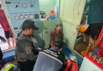 Bakamla RI Berikan Pertolongan Medis ABK KM Lintas Samudra 2 di Perairan Natuna