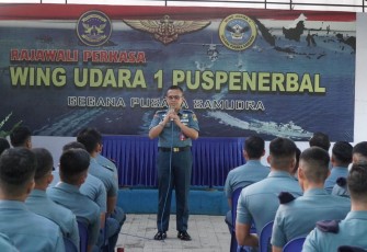 Pasminlog Wing Udara 1 Tanjungpinang Isi Jam Komandan