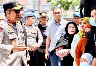 Kapolda Kalteng Cek Pelaksanaan Pemilu di Sejumlah TPS di Kota Palangka Raya