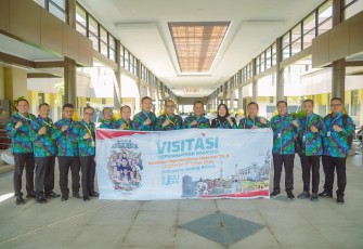 Kalaksa BPBD Tapsel Umar Halomoan Daulay. M. Pd, mengikuti visitasi Kepemimpinan Nasional tingkat II