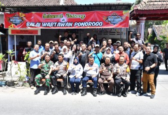 Dandim 0802/Ponorogo Hadiri Reuni Akbar Wartawan Ponorogo