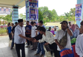 Polres Oku Timur Laksanakan Pengamanan dan Monitoring Dalam Kegiatan Pengukuhan Bimtek Tim Pemenangan 