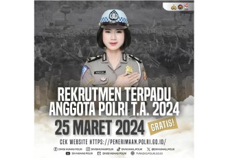 Polri Buka Pendaftaran