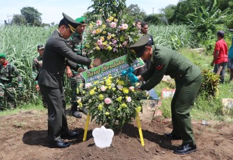Pemakaman Militer Pelda Agus Pamuji