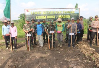 Kodim Madiun Targetkan 200 Hektare Lahan Untuk Tanaman Jagung