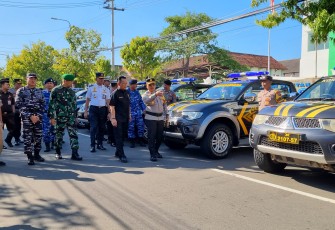 Dandim 0801/Pacitan Hadir Dalam Gelar Pasukan Operasi Kepolisian Kewilayahan Patuh Semeru Tahun 2024