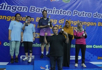 Pertandingan Badminton Dalam Rangka Hari Bakti BP Batam ke-53 Tahun Resmi Berakhir