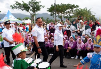 Dandim 0801/Pacitan Hadiri Gebyar PAUD Dalam Rangka Peringatan Hari Anak Nasional