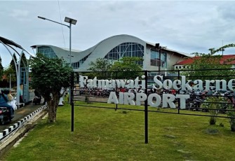 PT. Angkasa Pura II Cabang Bengkulu berencana membangun Ikonik (Patung) Bunga Rafflesia di Bandara Fatmawati Soekarno Bengkulu