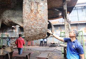 Danlantamal V Sambangi Fasharkan Surabaya
