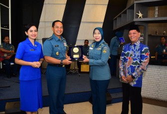 Wakasal saat Lepas Perwira Tinggi Purnawirawan di Wisma Elang Laut, Jakarta Pusat, Senin (19/02).