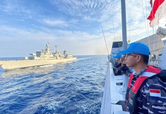KRI Diponegoro-365 Pimpin Miscex Advance Manuvering Exercise di Laut Mediterania 
