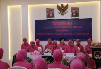 Ketua Bhayangkari Daerah Kepulauan Riau saat Kunker ke Polres Bintan