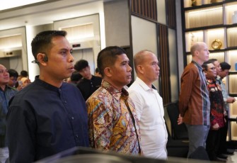 Aslog Kasdam XIV/Hsn saat Hadiri Peresmian dan Pembukaan Hotel Hyatt Place Makassar