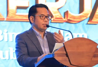 Ketua Umum LPTQ Tingkat Nasional yang juga Dirjen Bimas Islam Kamaruddin Amin