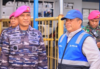 Danlantamal IX saat Tinjau Pelabuhan Umum dan Kunjungi PT Pelni Cabang Ambon
