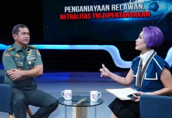 Kasad dalam wawancara eksklusif dengan Rosiana Silalahi pada acara yang bertajuk “Penganiayaan Relawan, Netralitas TNI Dipertanyakan”, ditayangkan di Kompas TV, Kamis (4/1/2024).