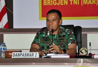 Komandan Pasmar 2 Brigjen TNI (Mar) Y. Rudy Sulistyanto 