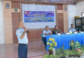 Komsosdirga Lanud Iswahjudi di Kelurahan Kraton Kabupaten Maospati, Kamis (18/1)