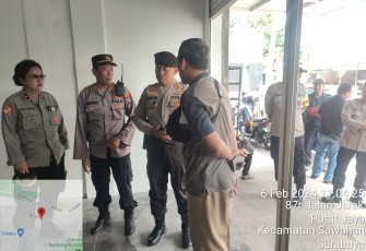 Polrestabes Surabaya Lakukan Assesment Keamanan Logistik Pemilu, Selasa (6/2)