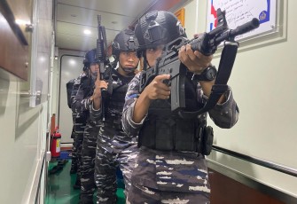 Latihan VBSS di Perairan Sorong, Jum'at (16/2)
