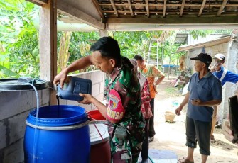 Motivasi warga binaan dalam pengembangan penggunaan pupuk organik, Senin (19/2)