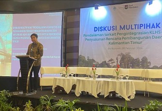 Diskusi multipihak dalam penyusunan Dokrenda provinsi Kaltim di Balikpapan, Selasa (20/2)