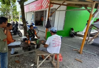 Babinsa Mapurujaya Kembali Aktifkan Komsos Bersama Warga Binaan