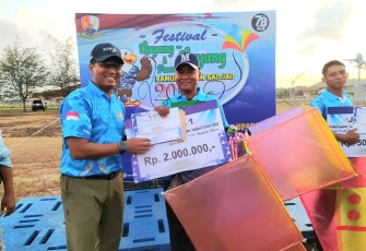 Festival Layangan Hias Tradisional Semarakkan Peringatan HUT ke-78 TNI AU di Lanud RSA Natuna 