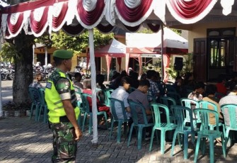 Pengamanan ibadah paskah di wilayah desa binaan