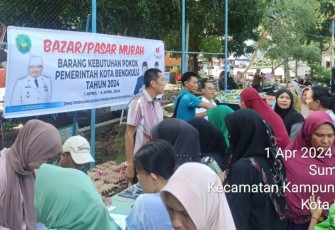 Pemkot Bengkulu Gelar Pasar Murah/MC