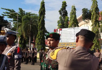 Prajurit Kodim 1001/HSU-BLG sukseskan operasi kepolisian terpusat ketupat intan 2024, Rabu (3/4)