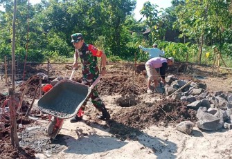 Bantu warga binaan bangun rumah 