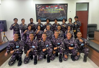 Pelatihan Master Of Ceremony Koarmada III Sorong