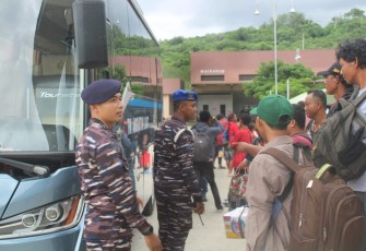 Pengamanan arus mudik di pelabuhan Labuan Bajo, NTT