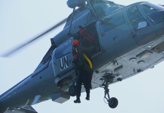 Latihan evakuasi medis udara