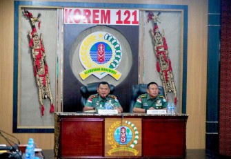 Danrem 121/Abw Brigjen TNI Luqman Arief 