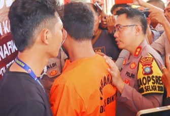 Pelaku Saat Diamankan 